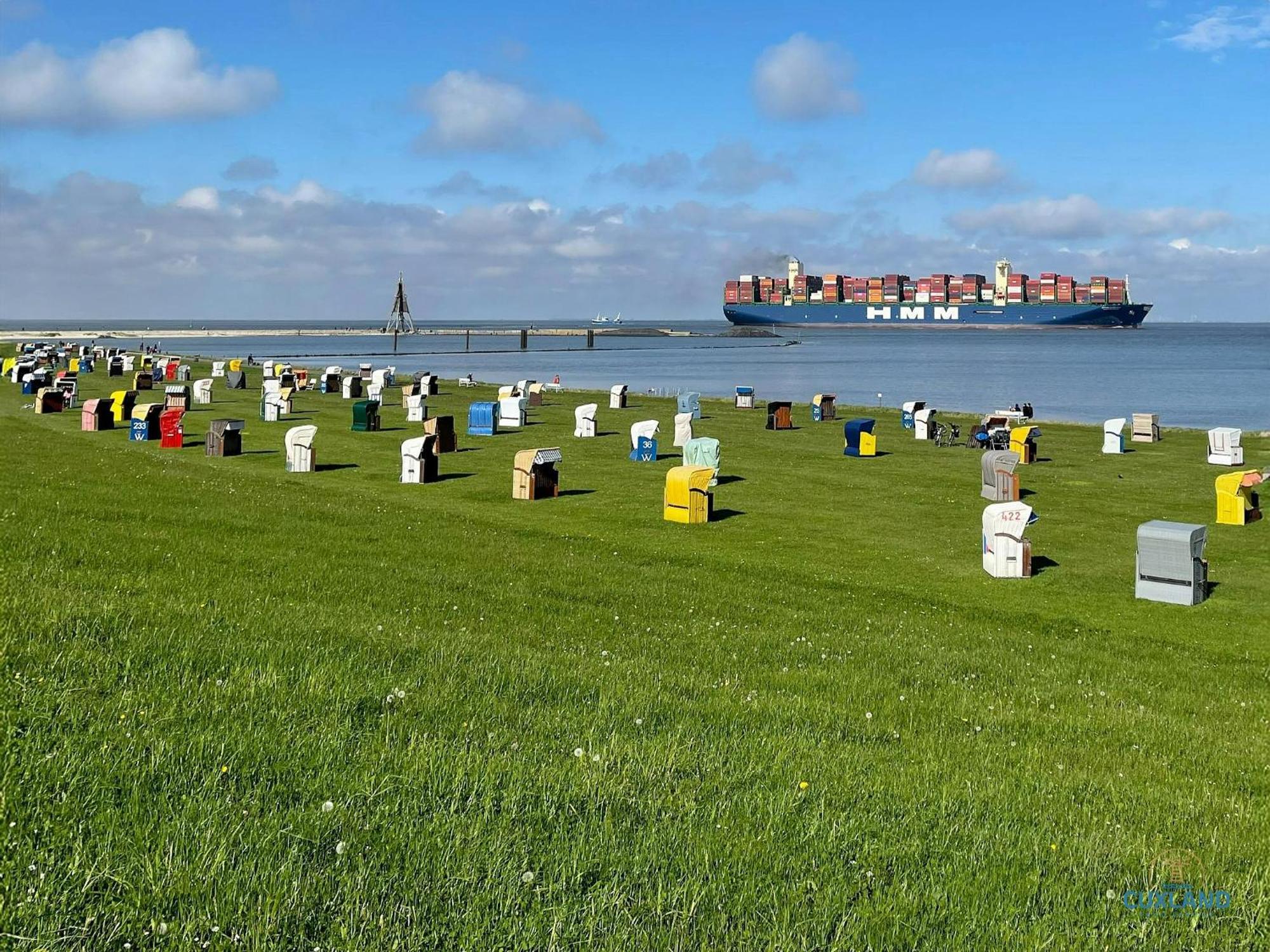 Urlaub Mit Seesicht Haus Nautic Whg.709 Cuxhaven Exterior photo